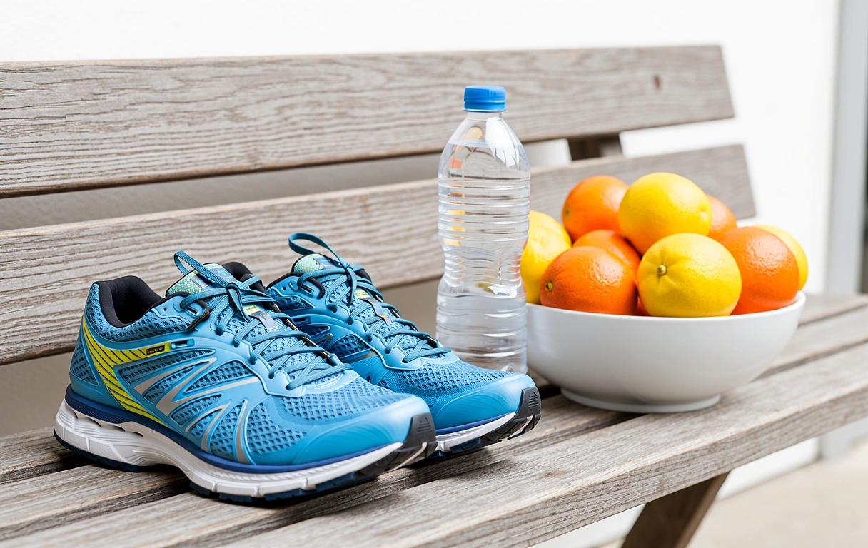 Sports and nutrition items together